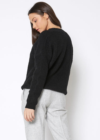 Rag Wool Knit Crew Neck Sweater