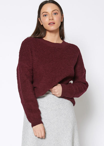 Rag Wool Knit Crew Neck Sweater