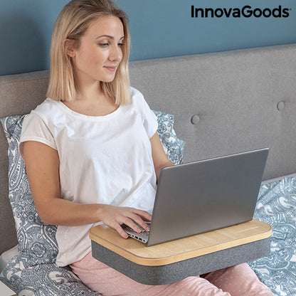 Portable Laptop Desk with Storage Tray Larage InnovaGoods