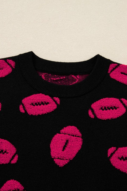 Game Day Football Short Sleeve Sweater