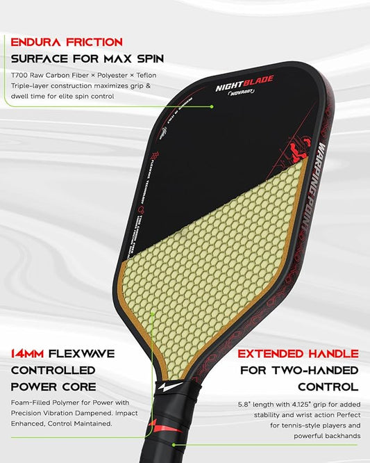 Nightblade Pickleball Paddle 14mm