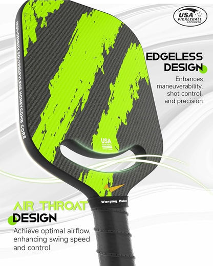 Ascent Control Green Pickleball Paddle 16mm