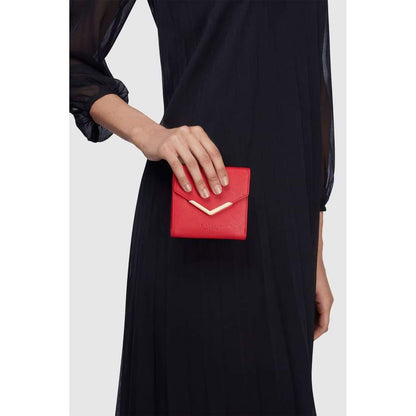 Diana Red Small Vegan Bifold Purse (Waiting List- Arrives 18th