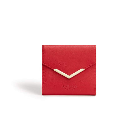 Diana Red Small Vegan Bifold Purse (Waiting List- Arrives 18th