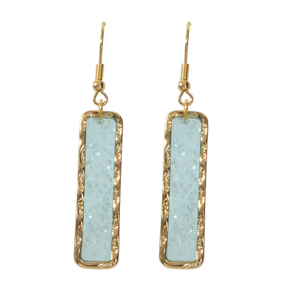 Fashion Jewellery Pink Acrylic Square Drop Earrings Wholesale Price