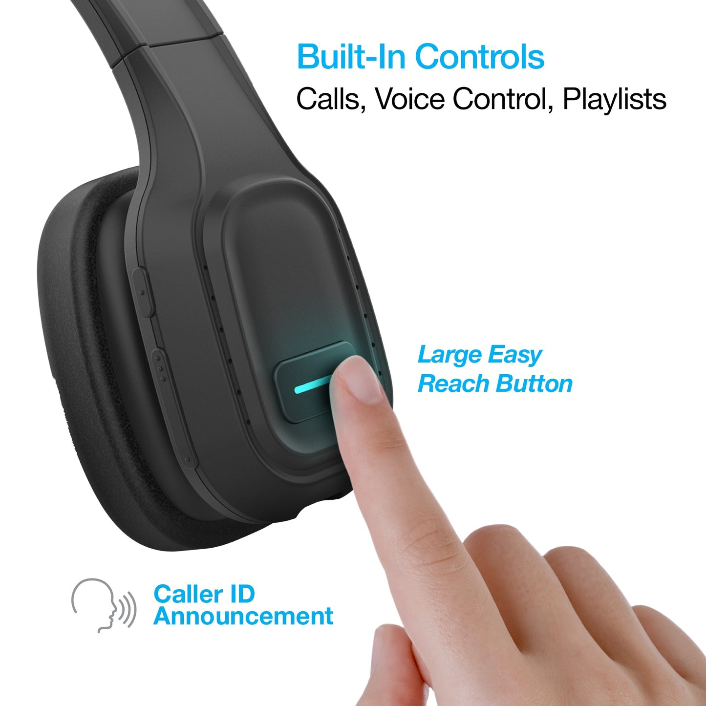 Naztech NXT-700 Xtreme Noise Cancelling Headset - Home Black