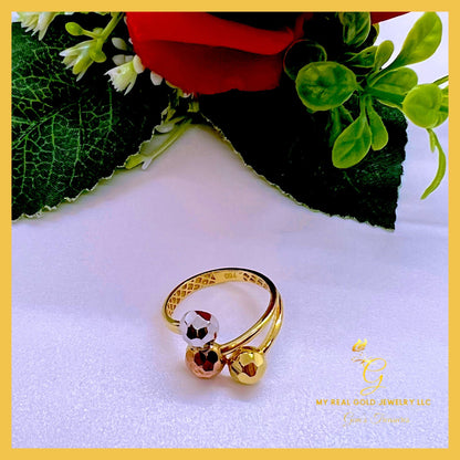 18K Real Gold Ring size 6