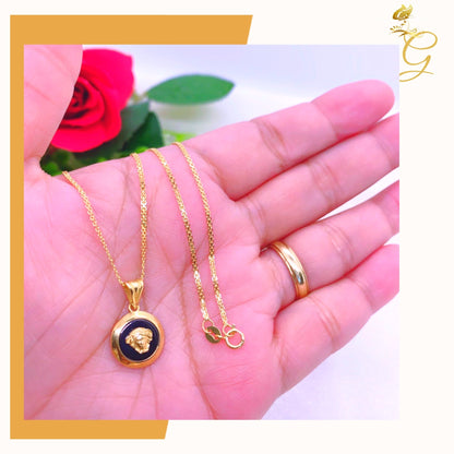 18K Real Gold Necklace 18”