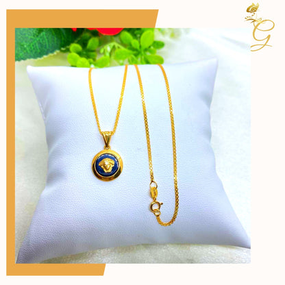 18K Real Gold Necklace 18”