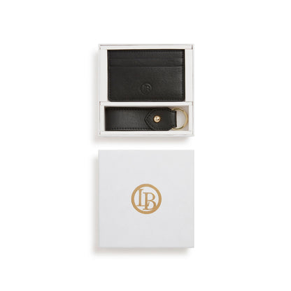Juniper Black CC holder & Key chain Gift Box