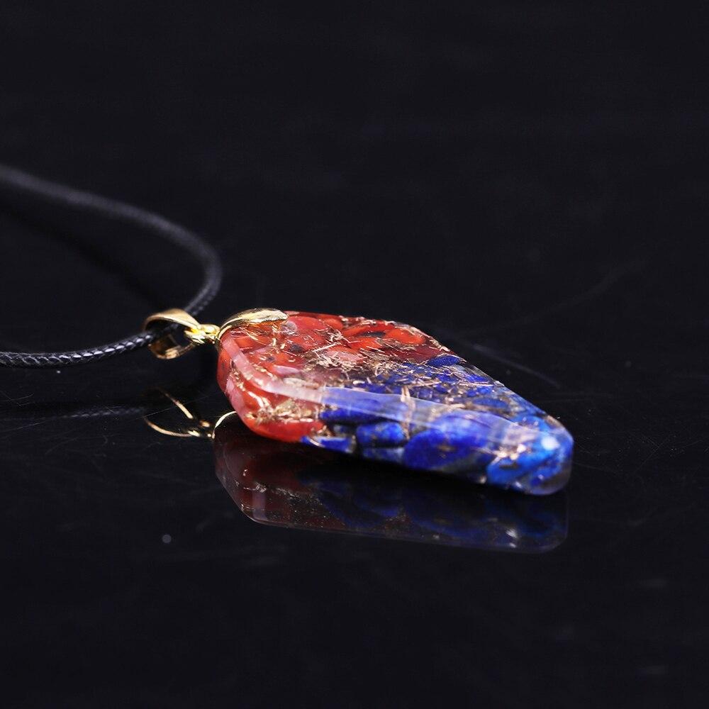 Orgonite Pendant Healing Health Crystal Necklace For Women Energy