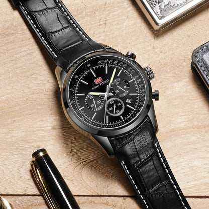 Watch For Men Quartz Military Watches Mens Auto Date Display