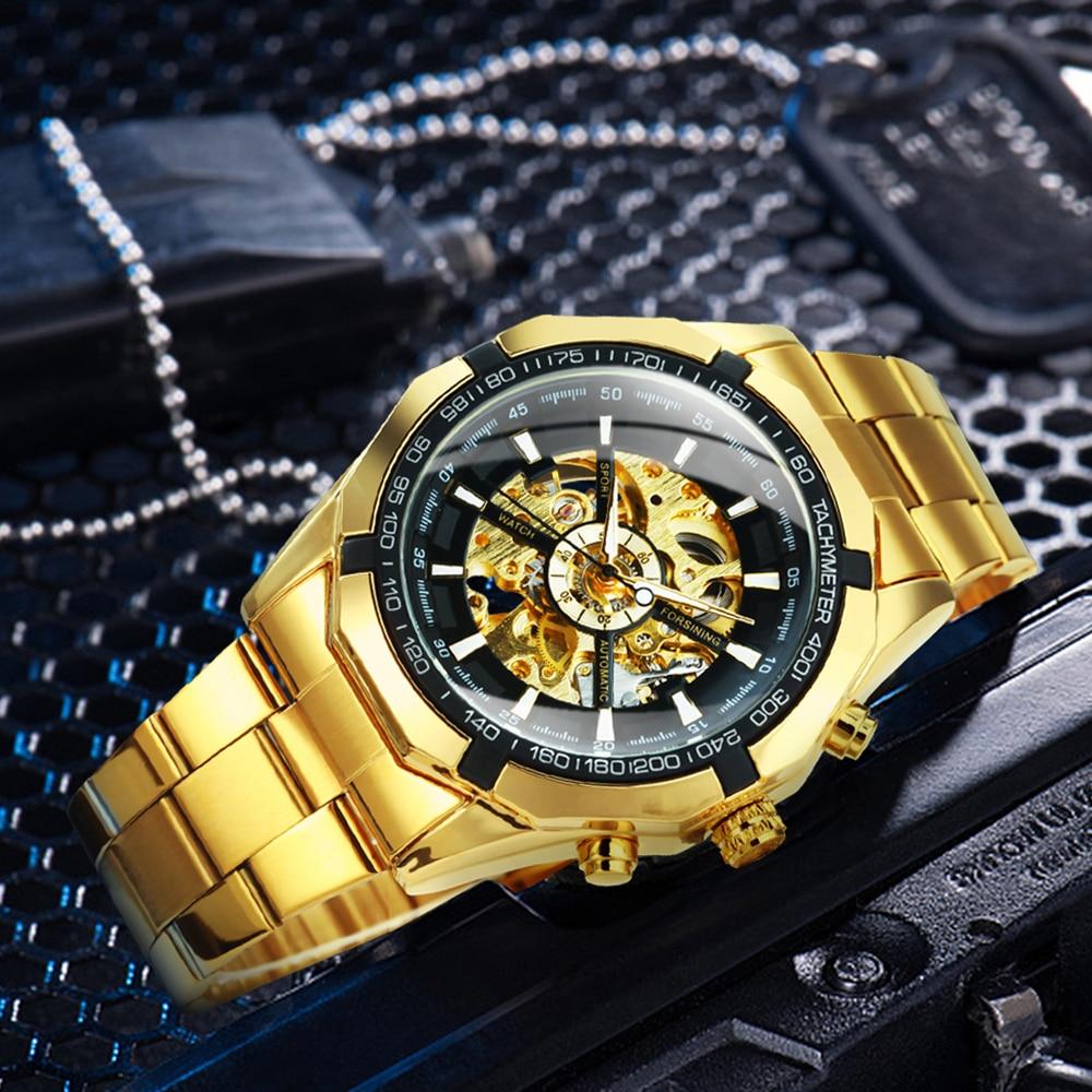 Automatic Watch For Men Mechanical Mens Skeleton Watches Top Brand
