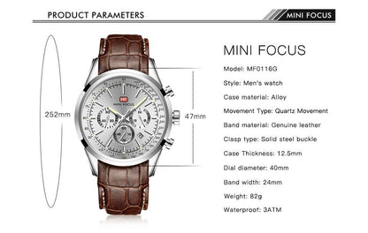 Watch For Men Quartz Military Watches Mens Auto Date Display