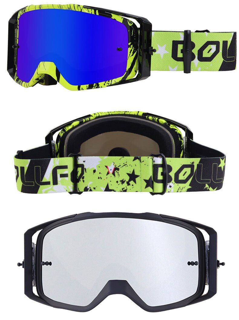 Motorcycle Goggles Riding Glasses Scooter ATV Off-Road Dust Proof
