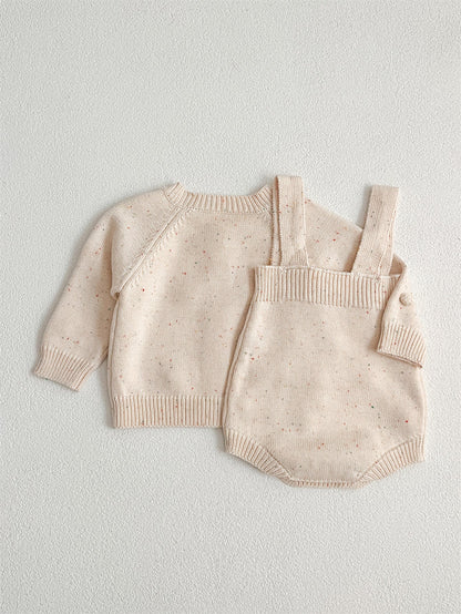Arrival Autumn Baby Long Sleeves Solid Color Knitted Cardigan and