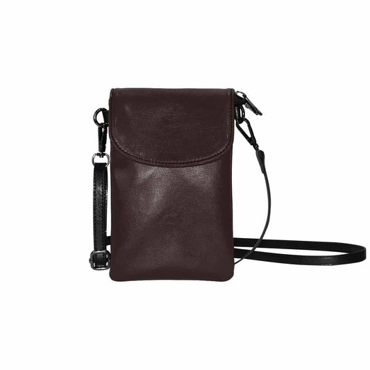Womens Cell Phone Purse - Carafe Brown