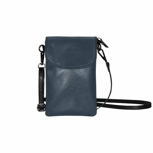 Womens Cell Phone Purse - Charcoal Black