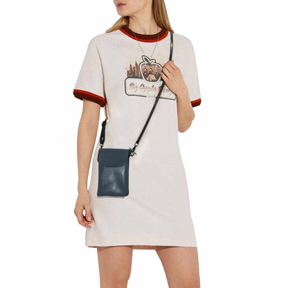 Womens Cell Phone Purse - Charcoal Black